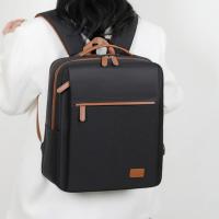 Mochila impermeable para estudiantes, mochila de viaje multicapa de gran capacidad, ocio con cinturón de equipaje y carga USB - details 14