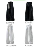 Nuevos pantalones de pierna ancha para deportes al aire libre de alta calidad, pantalones informales neutros, cómodos, versátiles y a la moda - details 4