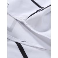 Camisa de negocios informal de ropa de hombre de playa fina estampada de manga corta de verano - details 4