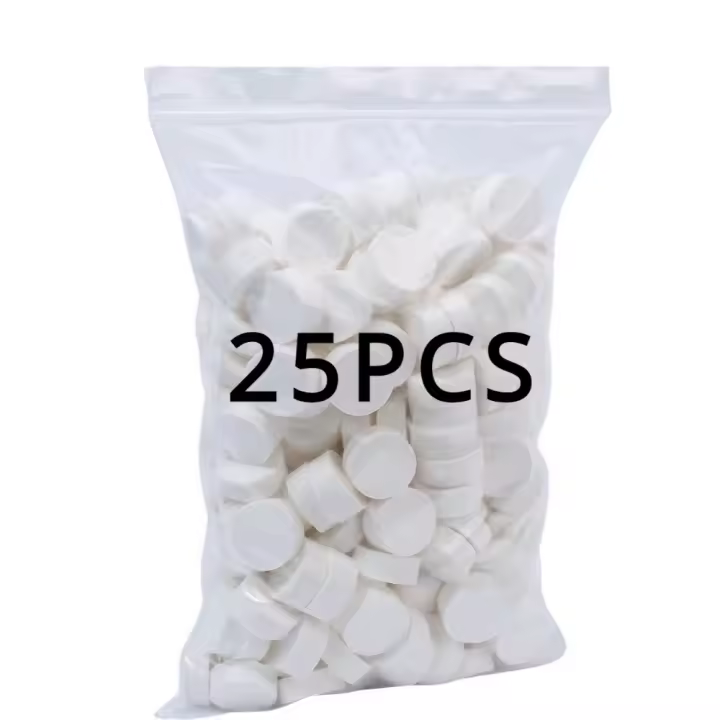 Herramienta de limpieza Facial de viaje, minitoalla comprimida con monedas, desechable, portátil, 25/50/100 piezas - 1