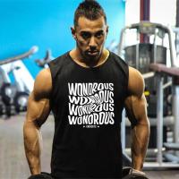 Camiseta de Musculación Sin Mangas de Algodón Estampada Divertida y Energética para Verano Fitness Ropa de Gimnasio Casual para Hombres de la Marca Muscleguys Cuidado de la Tela: Lavado en Máquina - details 1