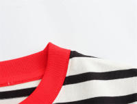 Camisetas Vintage a Rayas para Mujer OUWU Mangas Cortas con Cuello Redondo Moda de Verano 2025 - details 6
