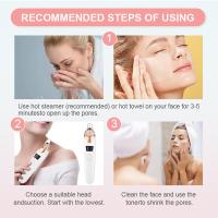 Kit de Vacío para Eliminar Puntos Negros Herramienta Extractora de Pores con 3 Niveles de Succión, 5 Probos, Recargable por USB, Adecuado para Mujeres y Hombres - details 10