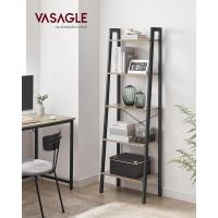 Estantería de 5 Niveles, Librería Industrial, Fácil de Montar, para Salón, Dormitorio, Cocina, Marrón Rústico y Negro LLS45X - details 70