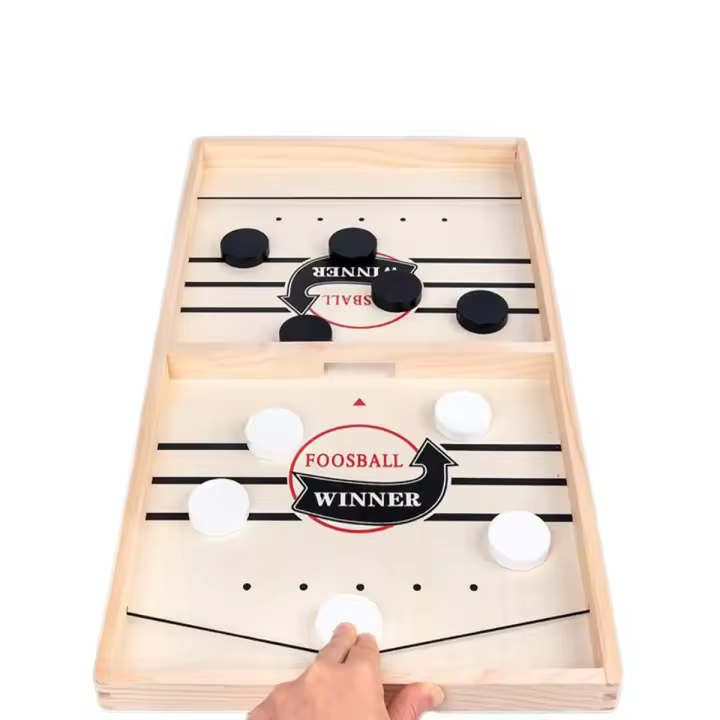 Juego de mesa de tirachinas de madera para niños y adultos, juego de Puck con Honda rápida, juego de ajedrez, Juguetes - 1