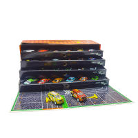 Juego de Mini coches de 48 piezas, coches de inercia para niños, modelo de vehículo de plástico con contenedor, juguete de colección, regalo de cumpleaños para niños - details 7