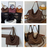 Quiero este bolso de gran capacidad, bolso de hombro informal de moda, bolso vintage mate para las axilas - details 4