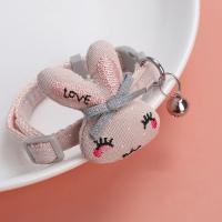Collar con campana de conejo pequeño de dibujos animados, conjunto de cuello de peluche para perro pequeño, Collar para gato, 1 ud. - details 7