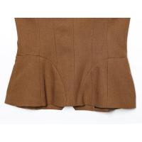 BUNO-Nueva moda para mujer, chaleco ajustado de algodón y lino con una hilera de botones, chaleco con cuello en V, chaleco retro para mujer, top elegante - details 11
