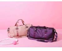 Bolsa de viaje deportiva Oxford de poliéster impermeable compuesto de 7 colores, bolsa de viaje deportiva para gimnasio, seco y húmedo, personalizada, con almohadillas suaves con correa - details 2