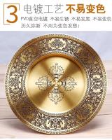 Cobre tallado a mano salón de Buda siete tesoros placa Manzha artesanía de Nepal Manchara oferta especial - details 4