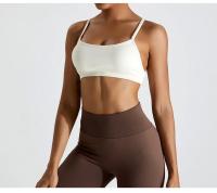 Conjunto de Yoga para Mujer Ropa Deportiva de Entrenamiento de Malla Transpirable Secado Rápido 2 Piezas Chaleco y Shorts para Correr y Modelar Espalda Material de Nylon - details 17