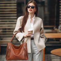 Bolso de Hombro para Mujer, Bandolera de Cuero PU, informal, Gran Capacidad - details 11
