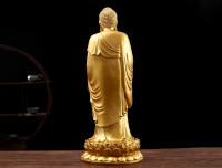 Adorno de Amitabha para uso doméstico, que ofrece a la sala de estar, recibiendo la Montaña del Espíritu de Buda, el Gran Shakyamuni los Tres Tesoros - details 4