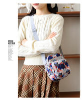 Nuevo bolso de tela de flores de hombro, bolso de mensajero informal de moda, mochila pequeña de compras - details 21