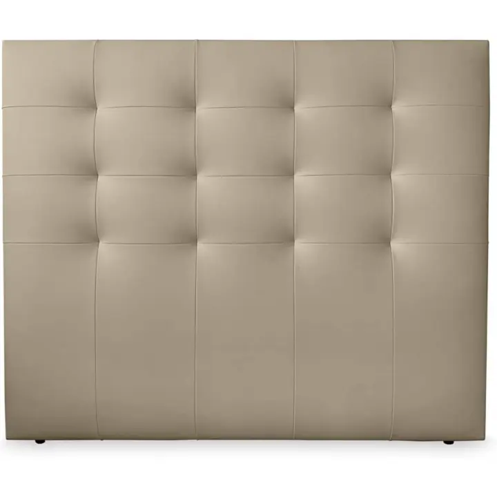 Cabecero París Acolchado, Tapizado en Polipiel de Alta Gama, Blanco, 160 x 120 cm (Cama 150) - 1