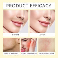 Aceite de afeitar multifuncional para el cuidado pre-afeitado con ingredientes nutritivos y masaje suavizante - details 10