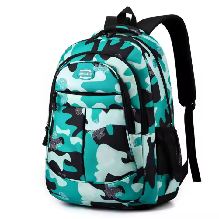Nueva mochila escolar para niños, mochila de nailon de gran capacidad para estudiantes, mochila de viaje para adolescentes, niños y niñas, para acampar al aire libre - 1