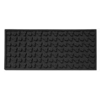 Tapete para barra, tapetes de 30x15x0,8 CM, tapete de silicona apto para alimentos, tapete antideslizante para servicio de barra, tapete para derrames, negro - details 0