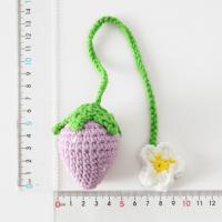 Marcapáginas de punto hecho a mano INS, colgantes florales de margaritas únicos, marcador de página de cinturón, marcador de libro de ganchillo para niñas - details 0