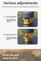 Mini estufa de alcohol colorida portátil para acampar, refrigerada por aire, con resistencia a altas temperaturas y potencia de fuego ajustable - details 7