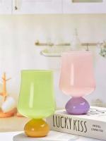Copa de Vino de Crema Antigua Monocapa para Bebidas y Té Estilo Arón para la Cocina y Comedor - details 0