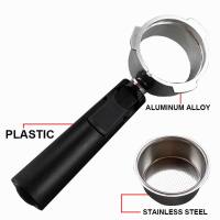 Café Portafilter sin fondo de  51mm Nuevo Filtro de acero inoxidable para máquina de café Accesorios de herramienta de espresso - details 15