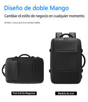Mochila de negocios para hombre, bolsa de viaje de gran capacidad, almacenamiento multicapa, separación húmeda y seca, capacidad expandible - details 8
