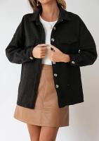 Otoño e Invierno Nueva Chaqueta Casual Ligera con Bolsillo de Diamante de Color Sólido para Mujer - details 12