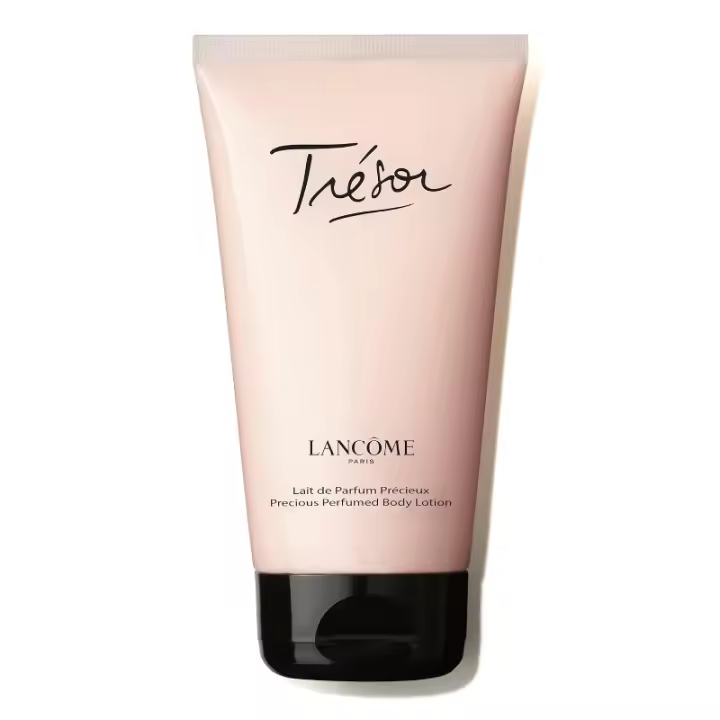 Loción corporal perfumada Lancôme Trésor - Suaviza, ilumina e hidrata la piel - Con rosa, lila y flor de albaricoque - 5 fl oz - 1