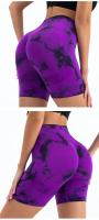 Pantalones cortos de cintura alta para mujer Cinturón elástico, sin costuras, moda en tus piernas, ideal para gimnasio, entrenamiento, correr, verano - details 17