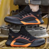 Zapatos De Seguridad Para Hombre Indestructibles Antipinchazos Transpirables Con Punta De Acero Ligeros Botas De Trabajo Con Suela De Goma - details 13