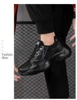 Nueva pareja de zapatos de papá, plataforma para mujer, deportes, aumento de los zapatos casuales para correr - details 14