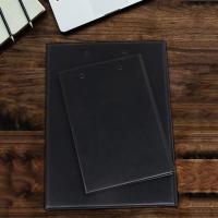 Portapapeles plegable A4 A5, color negro, con hebilla de Clip, carpeta de archivos para conferencias, almohadilla de escritura de cuero PU ultrasuave, suministros de oficina, 1 Uds. - details 14