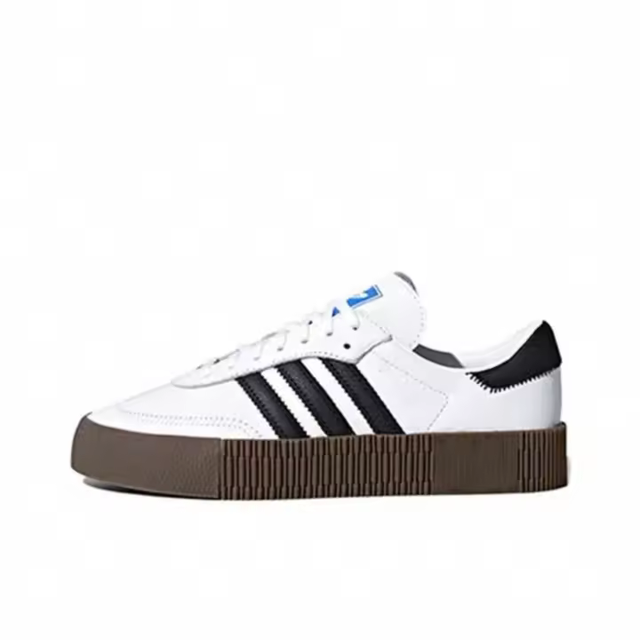 Buroalma Zapatilla samba Sneaker Mujer Zapatillas Dexter de tres rayas de piel auténtica Talla 36-45 - 1