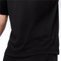 Mens Loose Oversized Short Sleeve T-shirt Mesh Dropped Shoulder Sportswear Fitness T Shirt Summer Gym Clothing Bodybuilding Tees - details 11