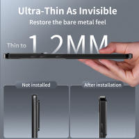 Funda de Aluminio Transparente para Samsung Galaxy S23 FE S21 FE S20 FE S23 S22 Note 20 Ultra Note 10 Plus con Carga Inalámbrica Diseño de Película Ligero Compatible con Smartphones - details 4