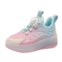 Zapatillas de deporte informales luminosas recargables por USB para niños y niñas, rueda de luz LED, patines deportivos para exteriores - details 5