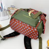 Mochila de gran capacidad con dibujos animados de Lucky Star, mochila escolar con cordón y múltiples bolsillos de estilo coreano, bolsa de nailon Y2K para senderismo y acampada para estudiantes - details 15