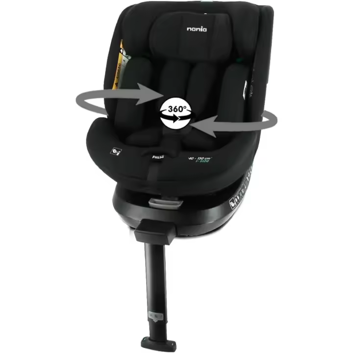 Giratoria de 360 grados °   (40-150 cm) - Silla de auto para niños de 0 a 36 kg - Fijaciones Isofix - desde el nacimiento hasta los 12 años - 1