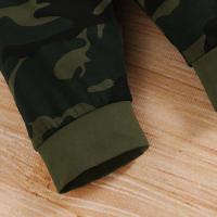 Conjunto de Ropa para Bebé Recién Nacido de 0-18 Meses Mono de Manga Corta con Estampado de Letras, Pantalones de Camuflaje y Sombrero Conjuntos de Verano para Niño Pequeño de 3ud - details 7