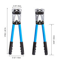 Alicate de crimpado de HX-50B para coche, herramienta de crimpado hexagonal de terminales de batería, anillo de cobre automático, 22-10 AWG, 6-50mm - details 5