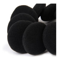 Cojín de repuesto para la oreja, color negro, para MDR-Q55, MDR-Q21LP, Q22, Q68, Q38, BT140Q, 5 pares - details 0