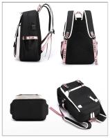 Mochila escolar de nailon para adolescentes, morral de viaje para estudiantes, a la moda - details 18