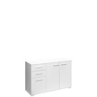 Blanca Vela 2 Puertas 77x60x30cm Mueble de Oficina Aparador Estantes Regulables Armario - details 13