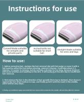 Afeitadora Eléctrica Seca y Desechable Multifuncional Sin Dolor Batería Recargable - details 3
