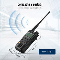 Radio de Paseo Retevis RA685 Carga USB Tipo C Alcance de 1KM-3KM No Impermeable Banda Doble UHF VHF - details 4