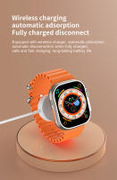 Reloj inteligente con pantalla HD de 2,3 pulgadas, dispositivo con 7 correas intercambiables y auriculares, Bluetooth, llamadas, música, juegos - details 4