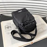 Bolso de hombro con cordón de nailon, bolso cruzado ligero de estilo coreano para mujer, bolso de cubo de gran capacidad con correa ajustable - details 24