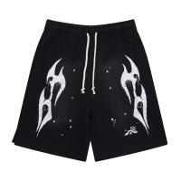 Pantalones cortos deportivos de secado rápido con logo de la tendencia de moda superior de 2025, pantalones casuales de playa de cinco piezas para parejas de verano - details 0